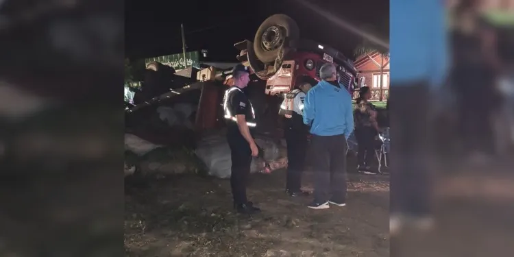 Alba Posse: seis personas resultaron con lesiones tras un choque en cadena